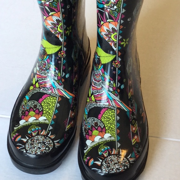 Sakroots Shoes - Sakroots Rhythm Owl Rain Boot